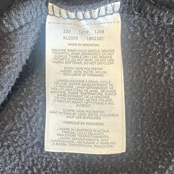 Columbia Benton Springs Half Snap Pullover Fleece Top Women's Sz S Black#67R - Picture 8 of 10